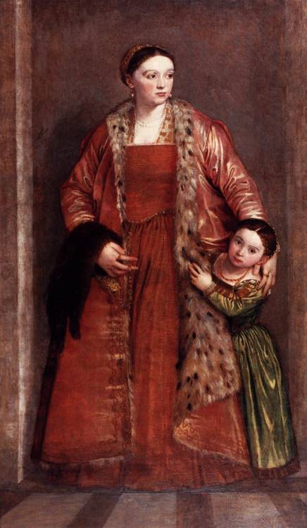 paolo-veronese:  Livia da Porto Thiene and her Daughter Porzia,