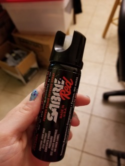 glitchyspecter:My dad got me some pepper spray, little did I