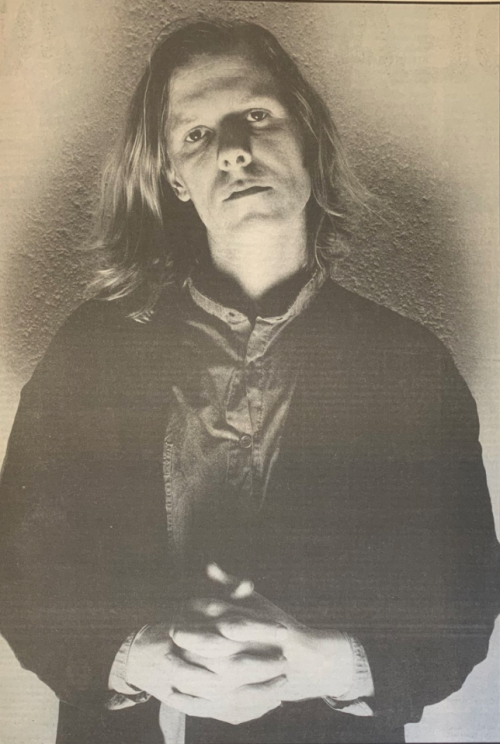 b5ksrockhaus:Michael Gira by Bleddyn Butcher for NME, 1986