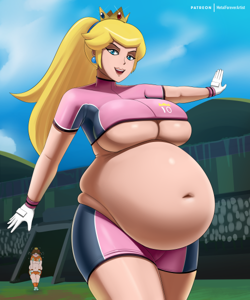 metalforever-artist:Looks like Peach found out how to one up