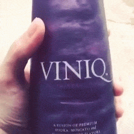 sixpenceee:  The viniq shimmery liqueur looks like a galaxy