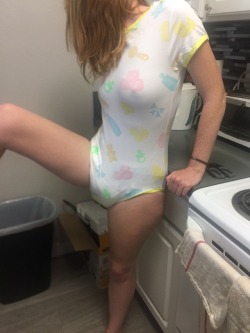 babytabbycat:In my new little for big onesie with a carousel