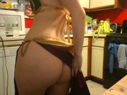 savingthrowvssexy:  lovelecoffee:  slave leia bum. <3  ♥♥♥♥♥