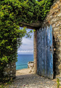 dustjacketattic:  the sea door | by eamon gallagher 