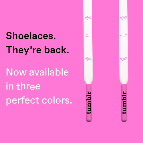 blrmerch:Some personal news: the shoelaces are back, this time