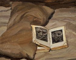 mauveflwrs:Lucian Freud - Still Life with Book (1991-92)