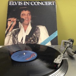 nowxspinning:  ELVIS IN CONCERT /// RCA 1977 #nowspinning #nowplaying