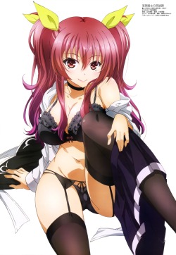 yamamoto akitomo rakudai kishi no cavalry stella vermillion bra