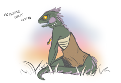 tl-art:  Musings with Gigi about our lizards when they were younger.…at