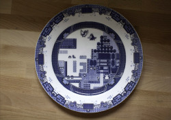 8bitfuture:  Photos: Gameboy Fine China. These plates by Olly