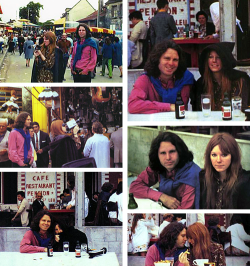 soundsof71:  Jim Morrison and Pamela Courson, Saint-Leu-d’Esserent