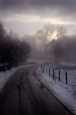 the-forces-of-nature:  WINTER ROAD by Colin Campbell (Bruiach)