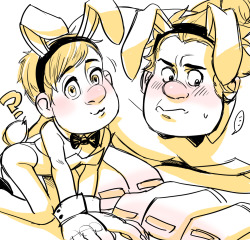 c2ndy2c1d:  MAFIA X PLAY BOY BUNNIES~~~ Wreck it Ralph AU loll 