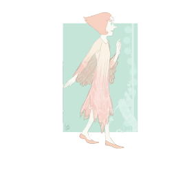 socksghost:  Pearl wearing a cute flower dress!  ( ´ v ` )