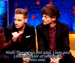 stylin-library:  Interviewer to Niall: “So, you are the main
