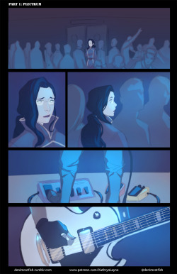 denimcatfish:Korrasami Musician AU Comic. Decided to put it all