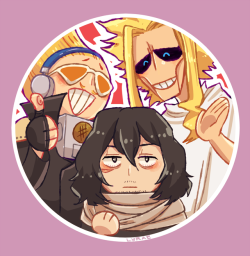 ly-rae: more bnha stuff!! both with aizawa because of course
