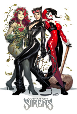 blacklabeledition:  comicsodissey:  Gotham City Sirens by AlexGarner