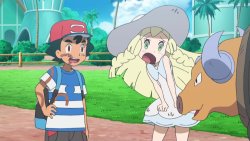 the-pokemonjesus:  Don’t scare Lillie! 