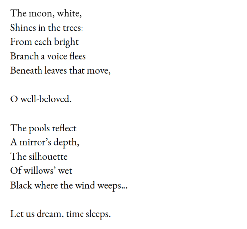megairea: Paul Verlaine, from “The Moon, White…” (tr. by
