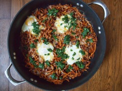 beautifulpicturesofhealthyfood:  Shredded Sweet Potatoes with