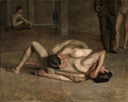 akaixab:  Thomas Eakins: Wrestlers (1899)