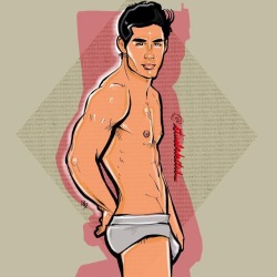 studsketch:  toned af #gayart #gayartwork #gayillustration #gayartist