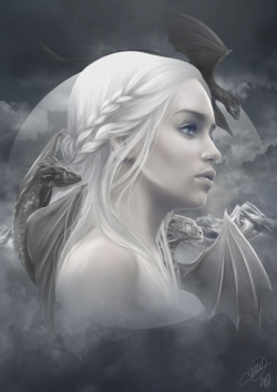 art-shannonigans:  Daenerys by Nicolas Jamonneau 