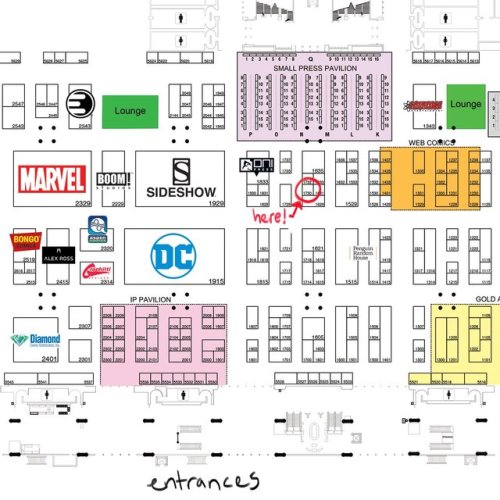 o-8:  I’ll be at SDCC this week. If you are at the show, stop by the LAVA Punch booth at 1730 near small press. I’ll be there with @crybringer @animoose @puccadraws @eyecaging and others but tumblr’s name searching isn’t that great orz  But yeah!