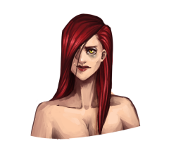 cheschirebacon:  i tried to katarina and made a red hair morgana