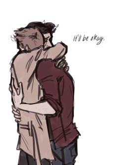 artsyunderstudy:  “It’ll be okay.” Doodling Dean