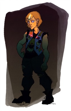 doomburgerdoodles:  Punk!dfab Armin for gandalfexmachina/agenderreid