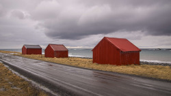 photosofnorwaycom:  Boathouse, Eggum in Lofoten (by catohansen)