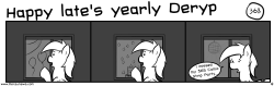 dailyderp:  ONE YEAR WORTH OF STRIPS OMGM HROROSOGOR IPHMYGORDHORSES….