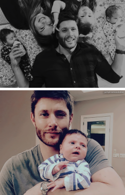 justjensenanddean:    Happy 1st Birthday Zeppelin Bram Ackles