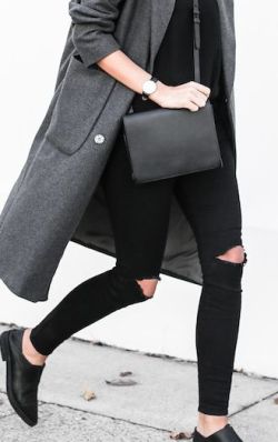 Fall Fashion Trend Grey & Black