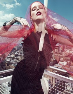 collections-from-vogue:  Coco Rocha in “Up There” Photographed