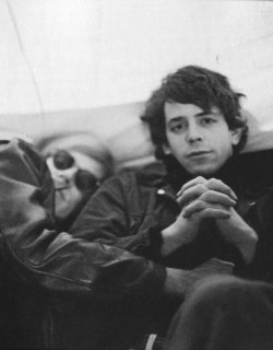 inhalarverde:  Andy Warhol and Lou Reed, photographed by Nat
