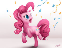 equestrian-pony-blog:  Pinkie Pie by DFer32  ^w^!