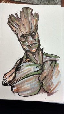 Did sketches for free comic book day. I appear to just have Groot