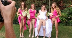 contexxxt:  At the end of the bridal party photo session, Jenna