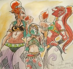 schpog-art:Feeling VERY comfortable in Gerudo Town.