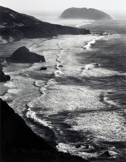 the-night-picture-collector:  Ansel Adams, Storm, Point Sur,