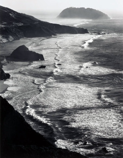 last-picture-show: Ansel Adams, Storm, Point Sur, Monterey Coast,