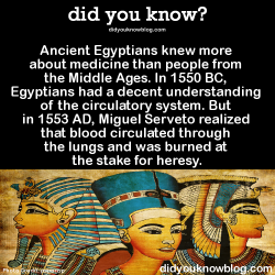 did-you-kno:  Ancient Egyptians knew more about medicine than