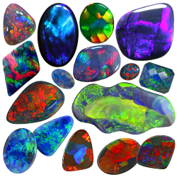 tenaflyviper:  18 Various Kinds of Opals   When most people