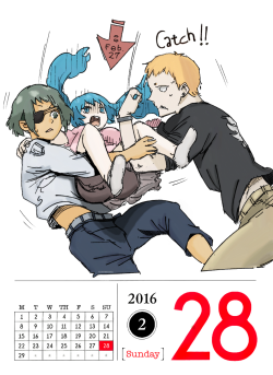 February 28, 2016And Saiko gets successfully caught by Mutsuki
