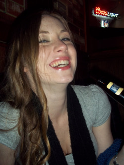 DaisyRay has a beautiful smile in this candid bar shot…Can