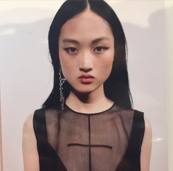 pradathot:  Jing Wen @ Emilio Pucci ss16 