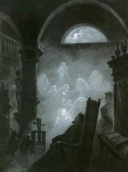 oldpaintings:  Faust’s Dream by Carl Gustav Carus (German,